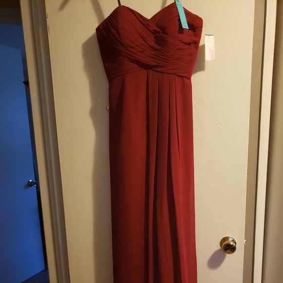 NWT Camille La Vie Cranberry Dress - Picture 4 of 4